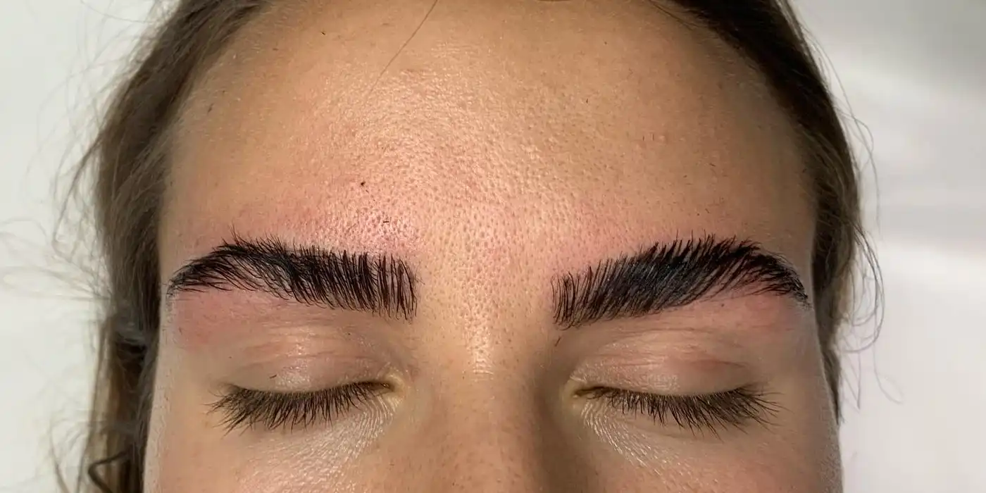 Eyebrow lamination after